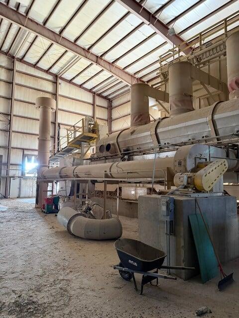 Used Carrier, 100 ton per hour fluid bed dryer