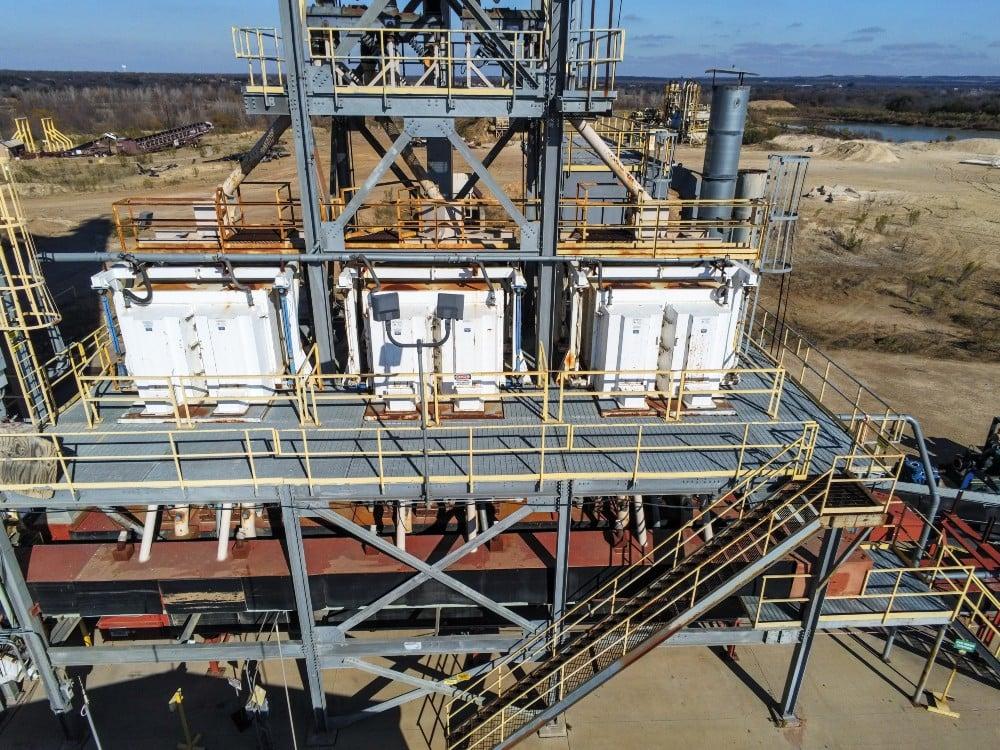 Used Rotex Minerals Separator #MM3180-3 screeners (3 available)