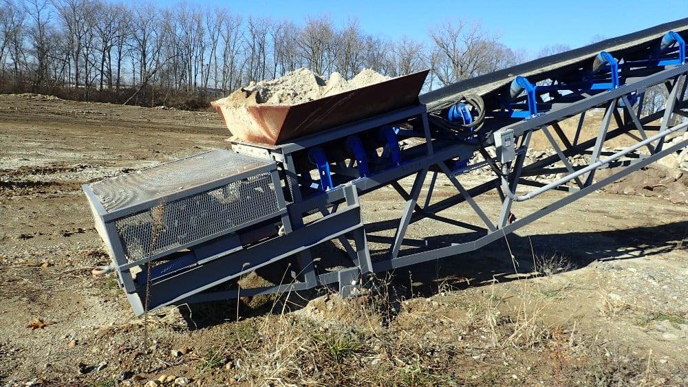 New pit portable radial stacking conveyors