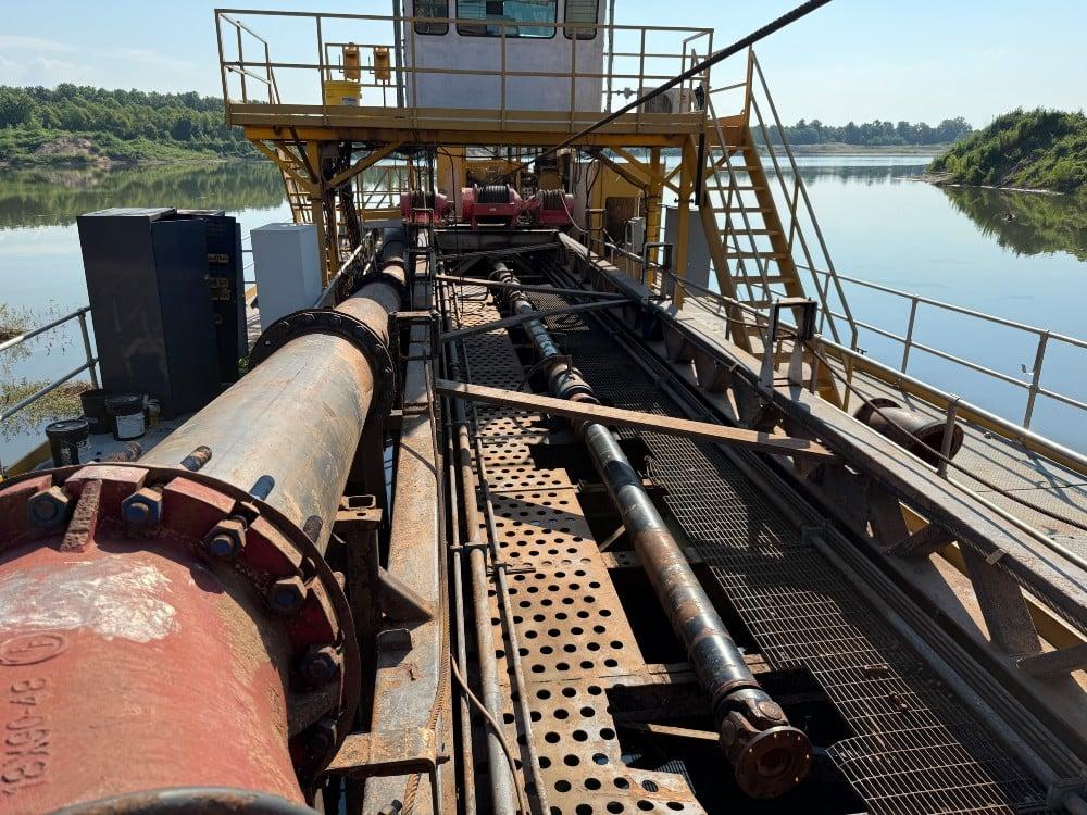 Used Custom Dredge Works cutterhead suction dredge