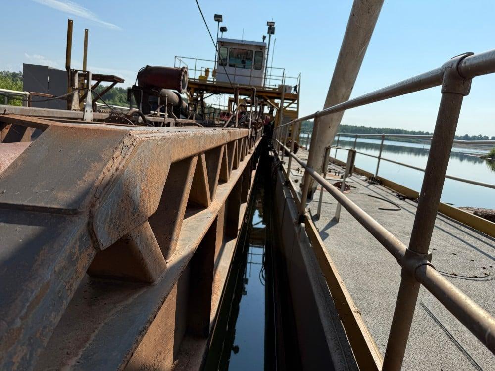 Used Custom Dredge Works cutterhead suction dredge