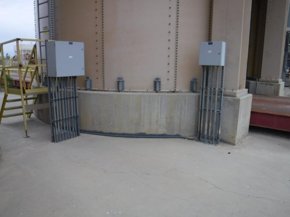 Used Columbian TecTank, silo, 26270 cu.ft., 24' 7-3/8" diameter x 89' H