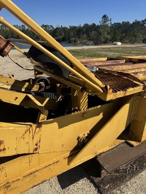 Used Drive over truck unloader with conveyor belt