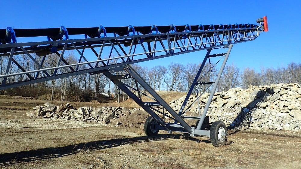 New pit portable radial stacking conveyors