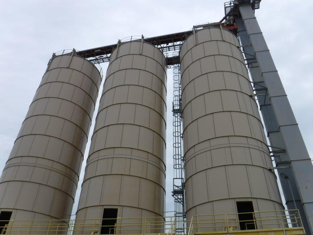 Used Columbian TecTank, silo, 26270 cu.ft., 24' 7-3/8" diameter x 89' H