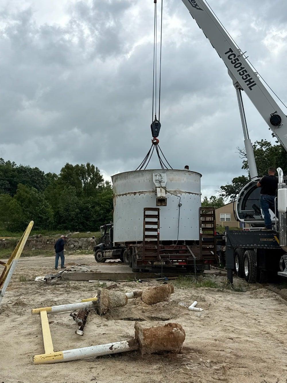 Used Starkaire, 100 ton per hour fluid bed dryer