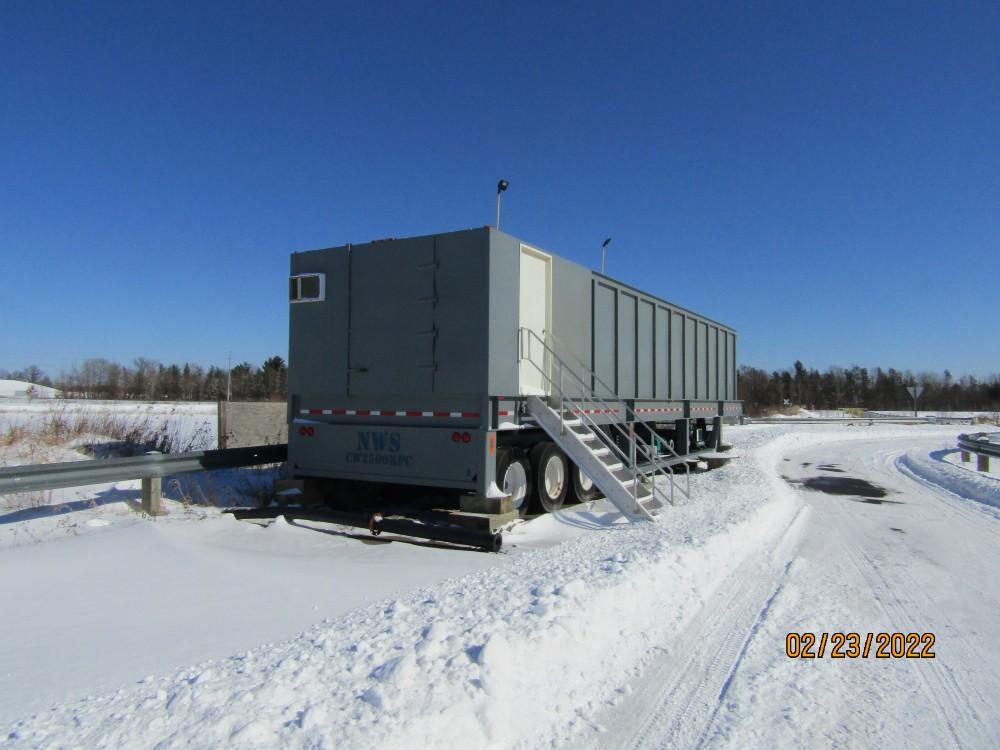 Used Clearwater Industries #2500, rectangular portable clarifiers