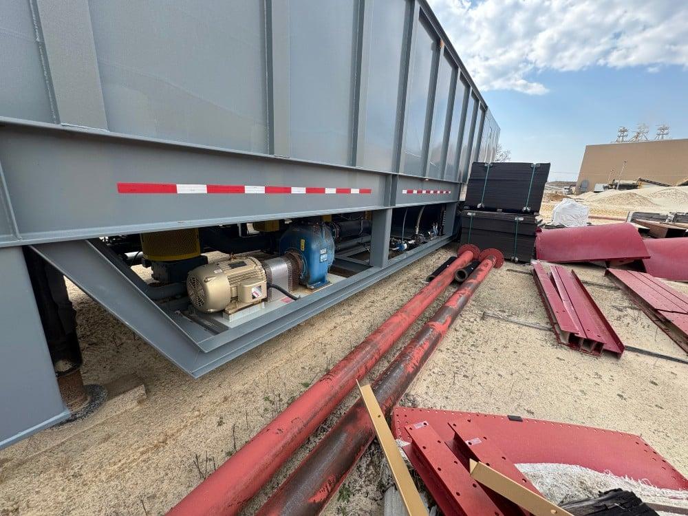 Used Clearwater Industries #2500, rectangular portable clarifiers