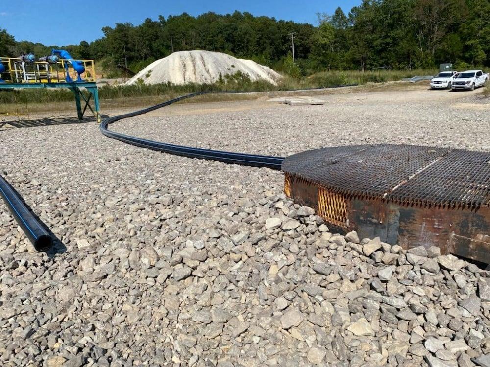 high-density polyethylene pipe