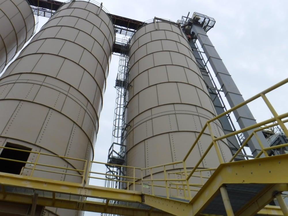 Used Columbian TecTank, silo, 26270 cu.ft., 24' 7-3/8" diameter x 89' H