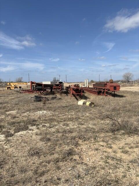 Used 30" wide x 150' long, Superior #30x150, channel frame conveyor, skirting with dust covers, six (6) inlets per section, 10 HP motor