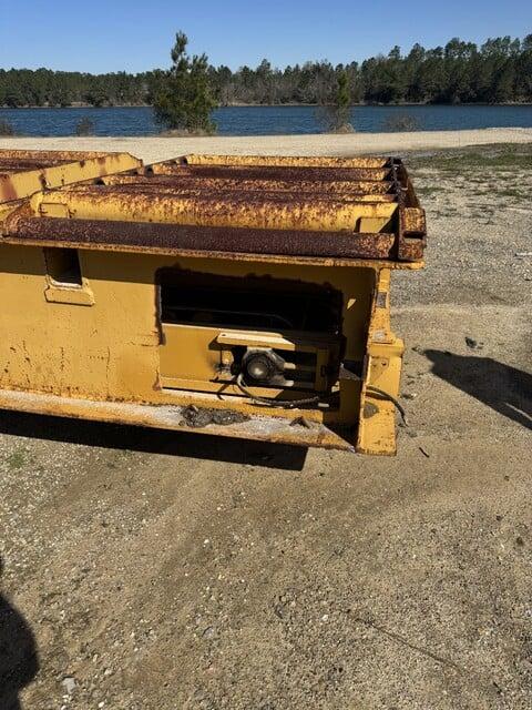 Used Drive over truck unloader with conveyor belt