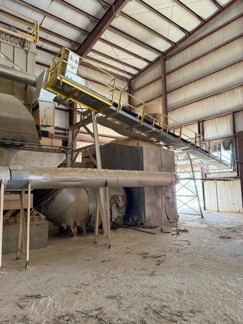 Used Carrier, 150 ton per hour fluid bed dryer