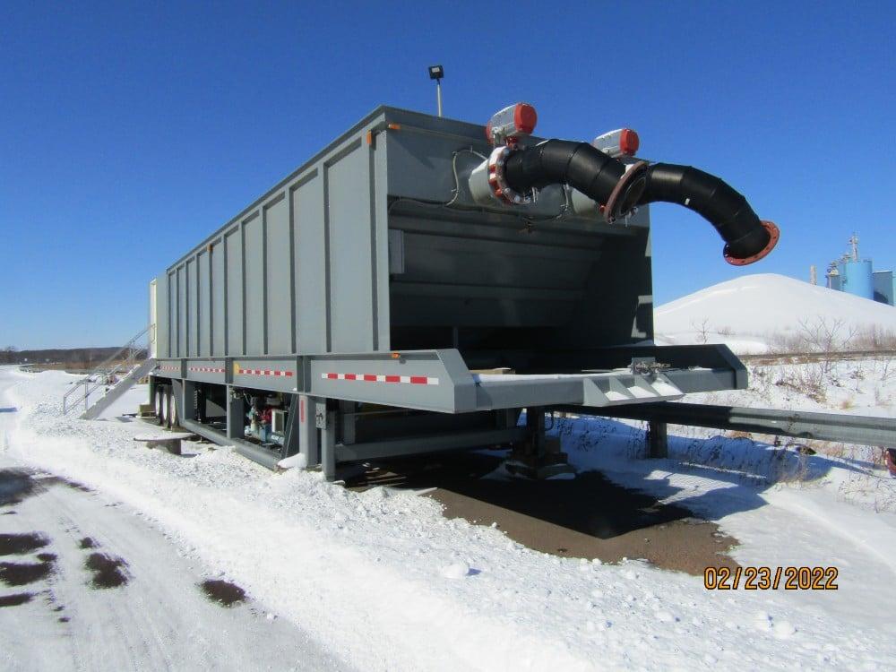 Used Clearwater Industries #2500, rectangular portable clarifiers