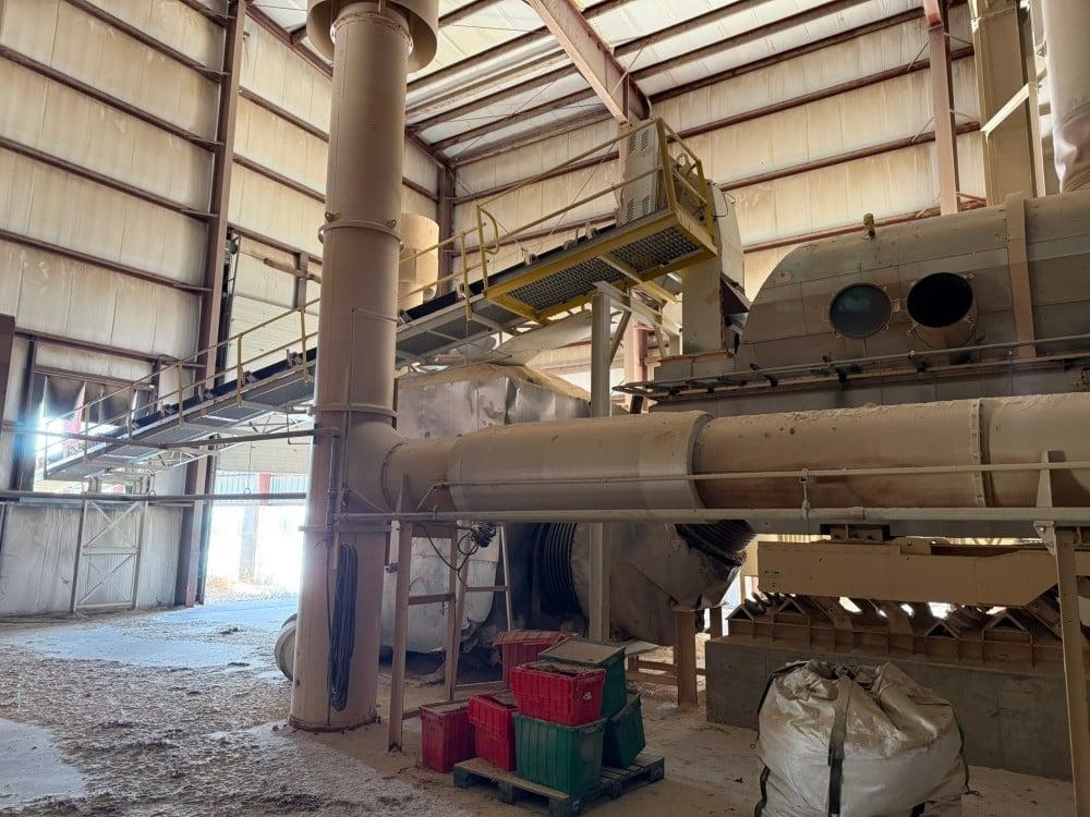 Used Carrier, 100 ton per hour fluid bed dryer