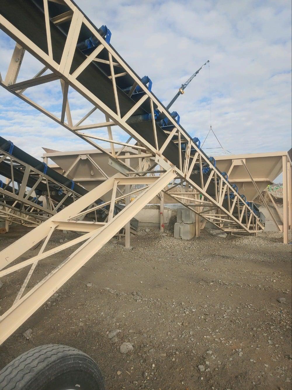 New pit portable radial stacking conveyors
