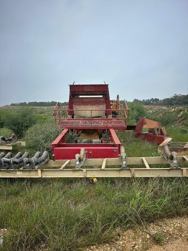 Used 72" x 192" McLanahan #616TD, portable screen chassis, triple deck screen plant