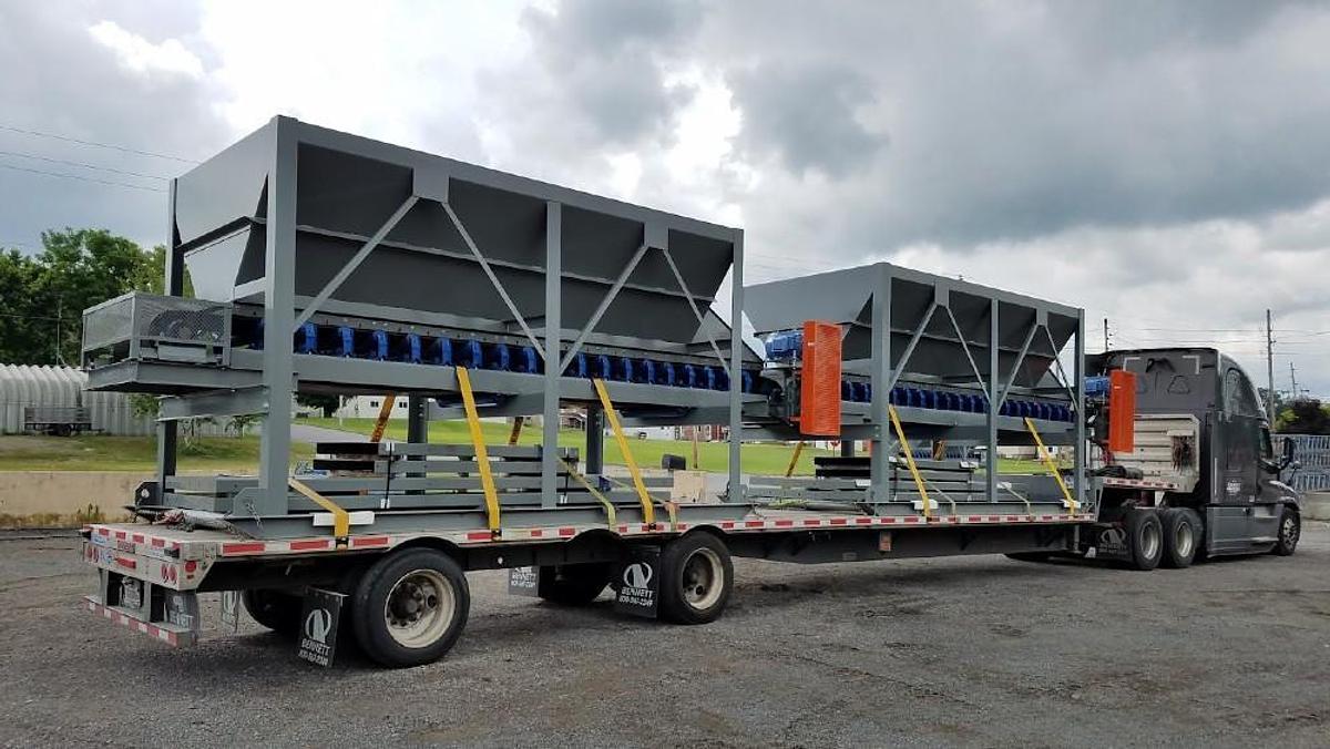 New feed hoppers