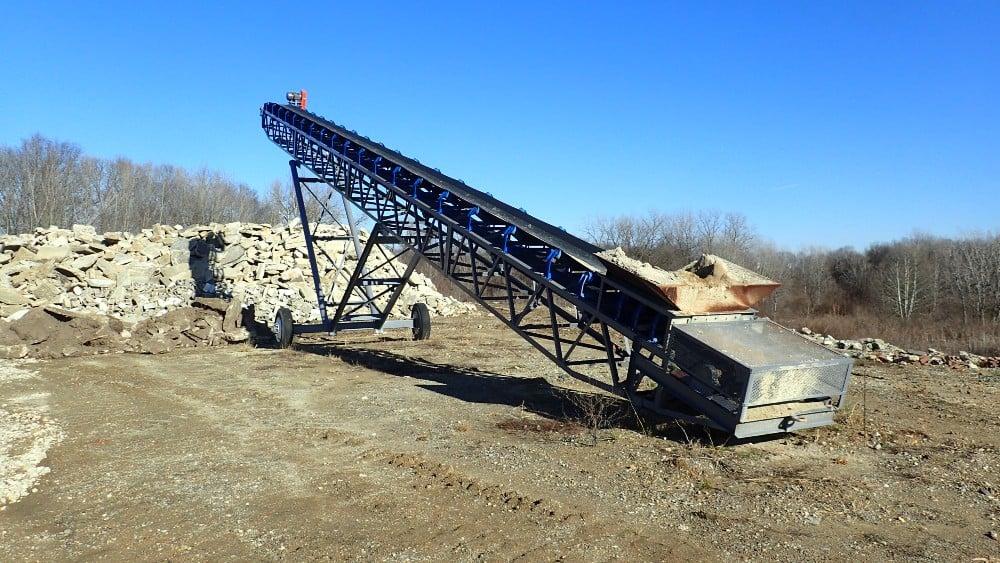 New pit portable radial stacking conveyors