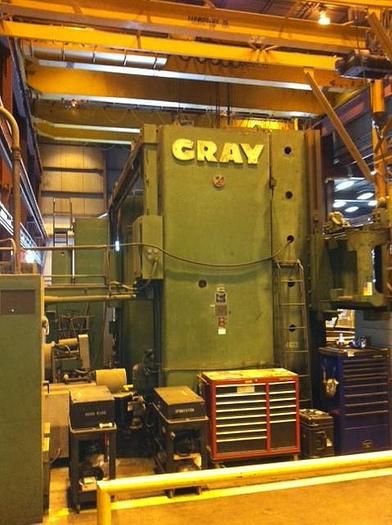 Used 144" Gray CNC Vertical Boring Mill, 160" Swing, 50 RPM, Fanuc OT