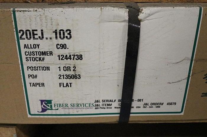 Unused Beloit DD4000 Refiner 20" Diameter Disc Plate Set #32357