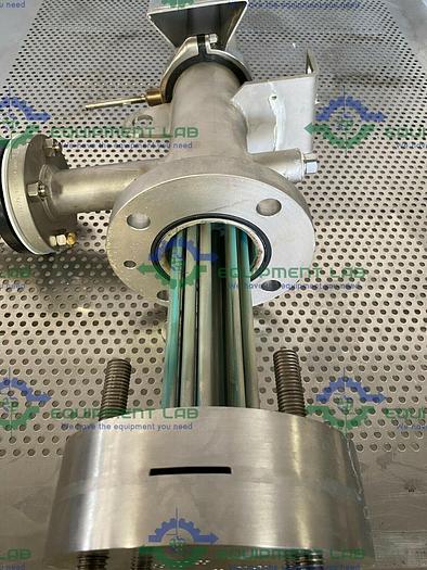 Used Allegheny Bradford  Stainless Steel Shell and Tube Heat Exchanger 6.3 Sq. Ft