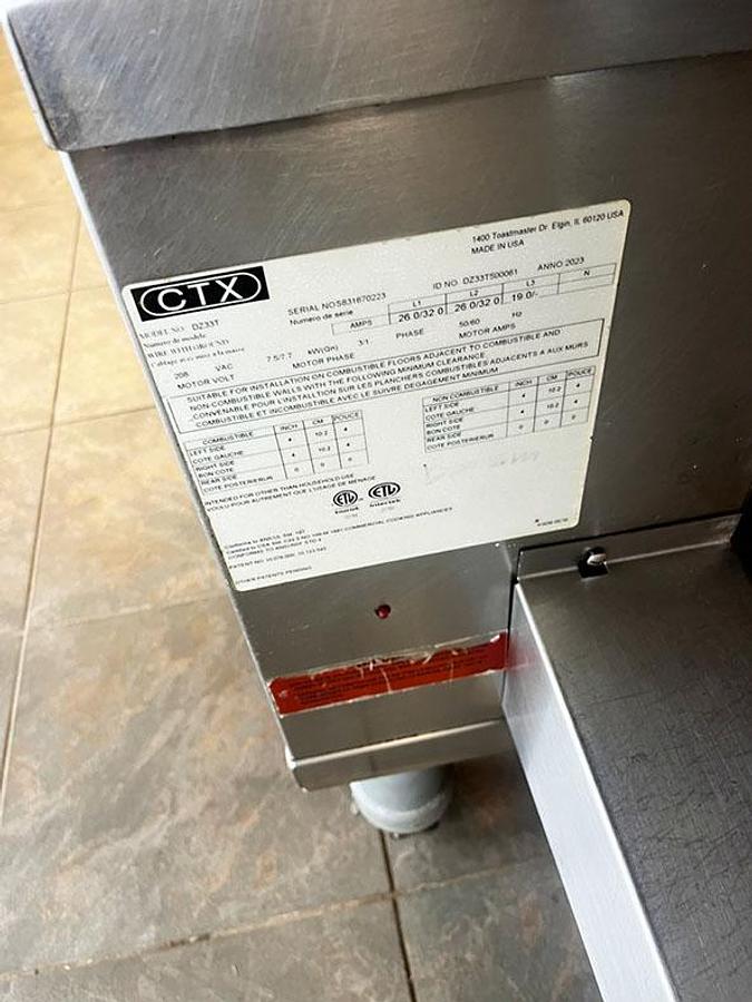 Refurbished CTX Double Stack DZ33T Infared Oven