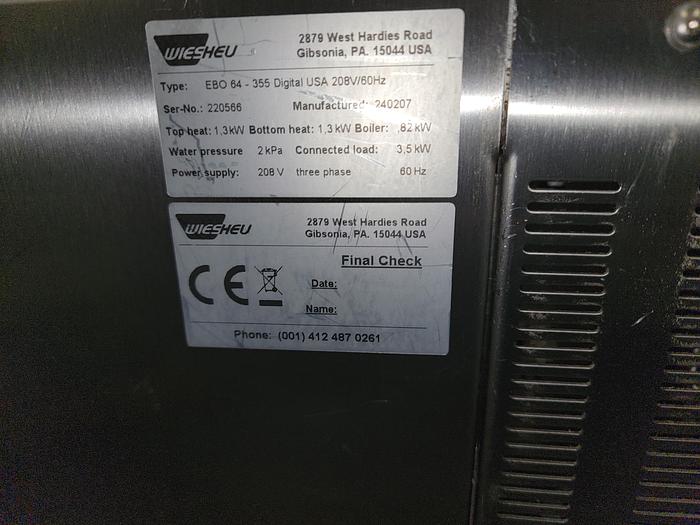 Used Wiesheu  Combination Deck and Convection Oven