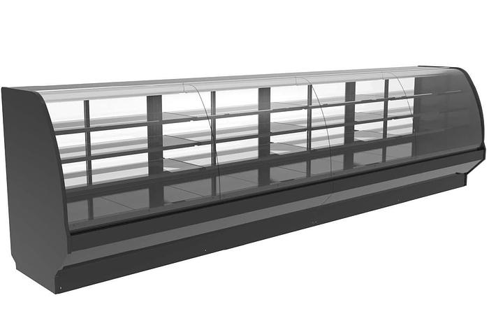 Cayuga Double Curved High Capacity Full Service Display Case