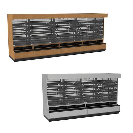 Cayuga Pastry Case W Ledge - 47" D