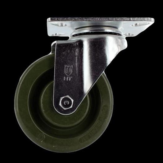 High Temp Casters - 3" x 4" Top Plate