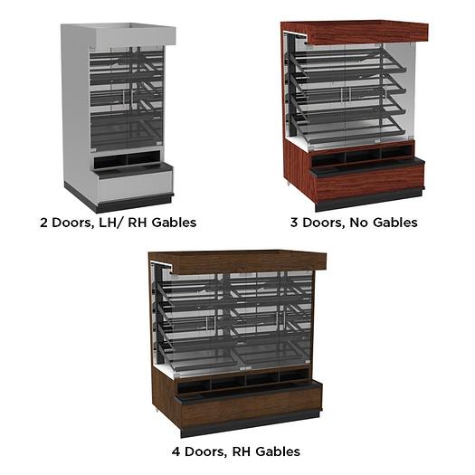Cayuga Pastry Case W Ledge - 47" D