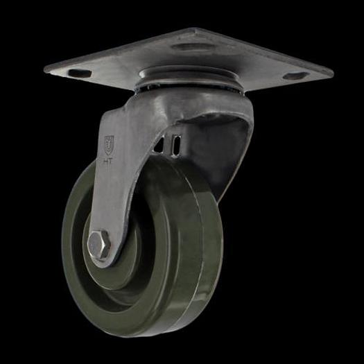 HBS51012; High Temp Casters 4" x 4" Top Plate