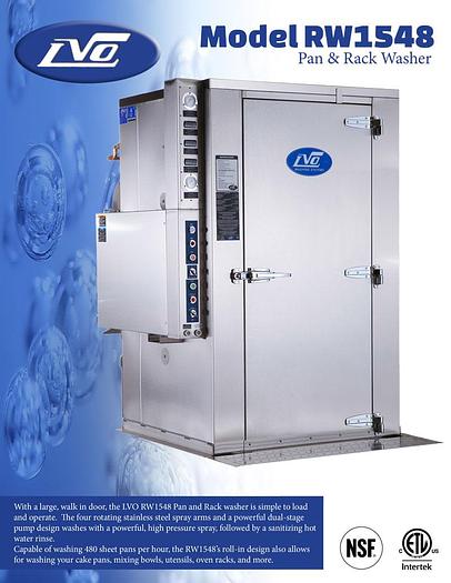 MODEL RW1548 RACK WASHER