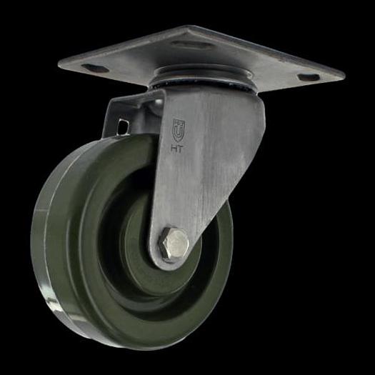 HBS51012; High Temp Casters 4" x 4" Top Plate