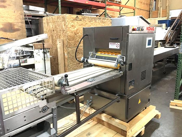 Refurbished SOLD  KOENIG REX AUTOMAT DIVIDER ROUNDER 5 ROW REFURBISHED WITH MOULDING STATION