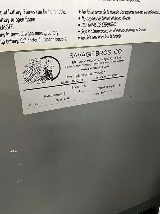 Refurbished Savage Type "C" Bowl Lift