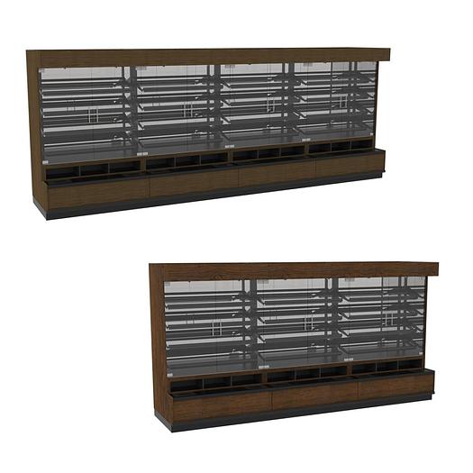 Cayuga Pastry Case w Ledge - 39"