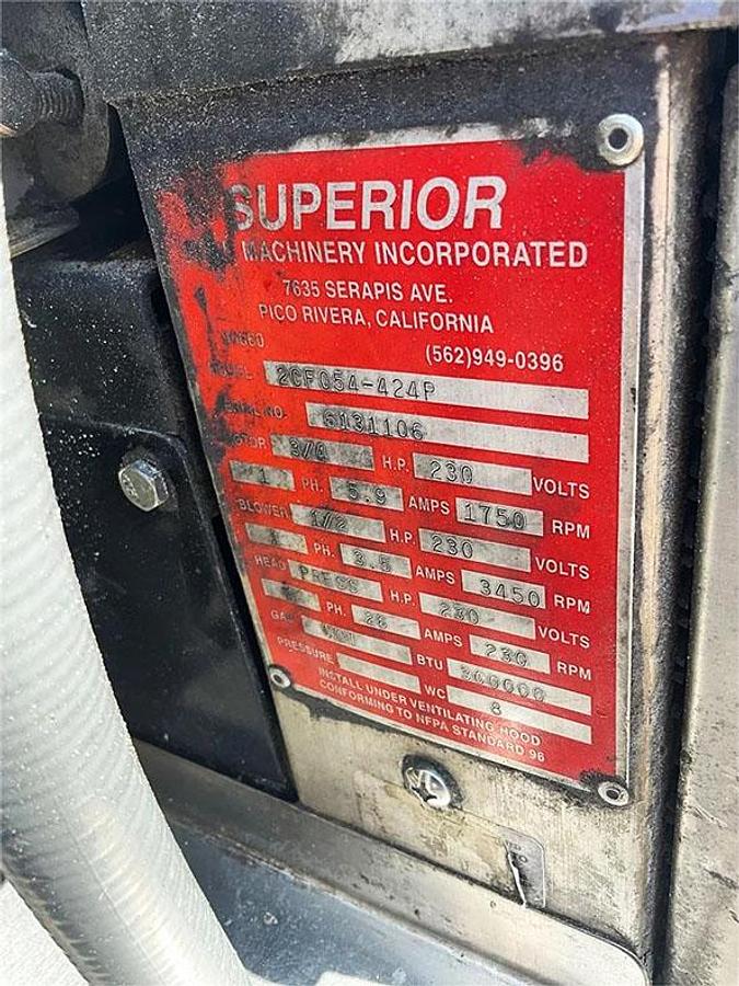 Used Superior Tortilla System