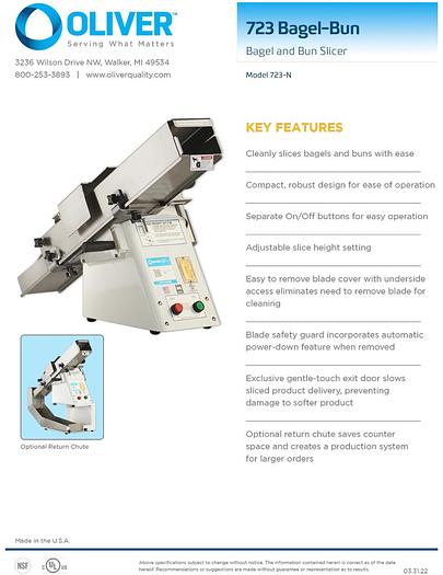 BAGEL AND BUN SLICER