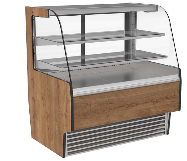 Cayuga Glass Service Display; Refrigerated