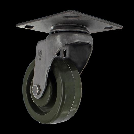 HBS51012; High Temp Casters 4" x 4" Top Plate