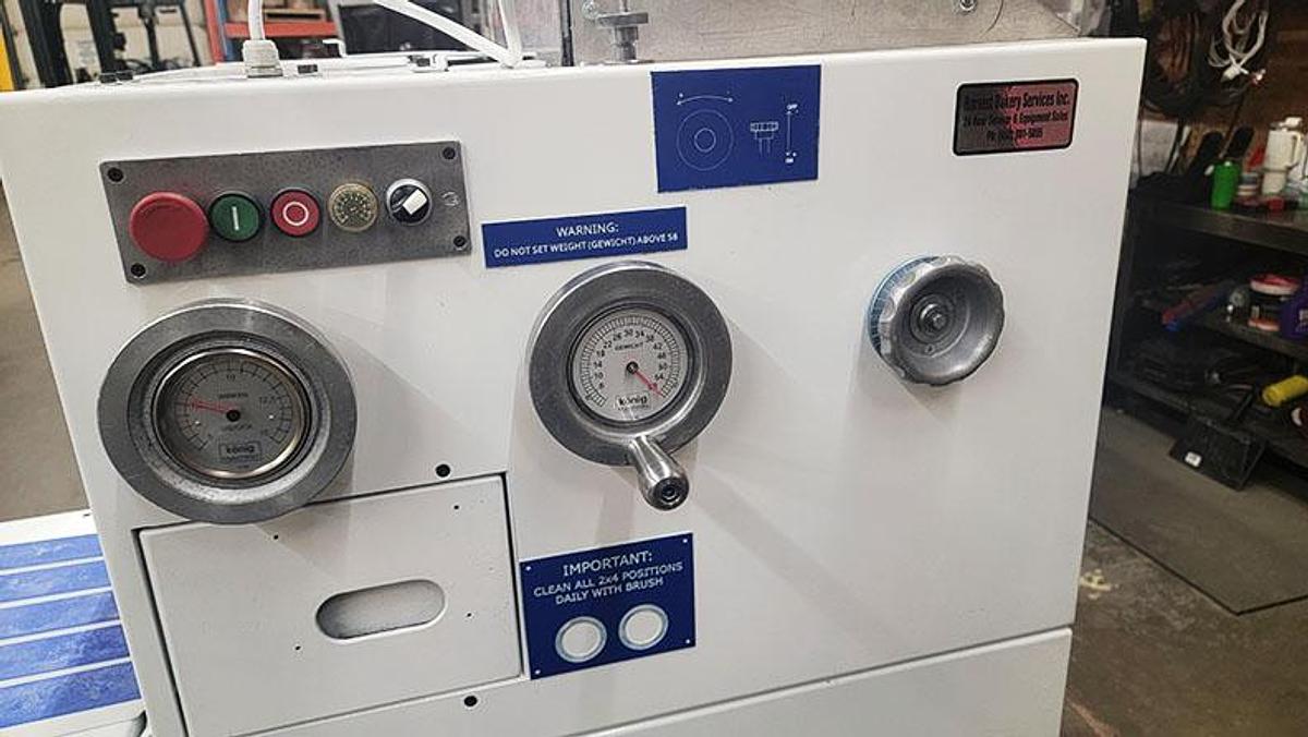 Refurbished Konig Rex Classic 4 and 5 Row Divider Rounder