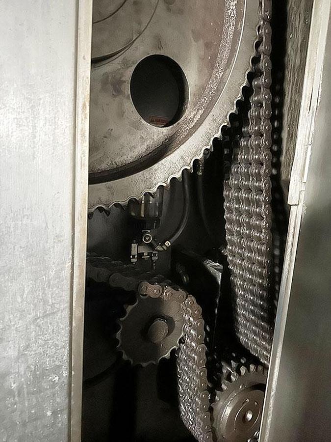 Refurbished Peerless HS13 HD Horizontal Roller Bar Mixer and Scaling Hopper