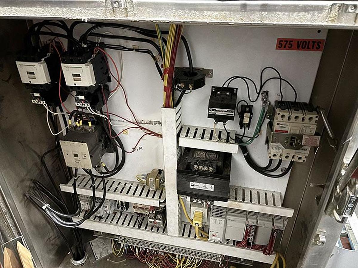 Refurbished Peerless HS13 HD Horizontal Roller Bar Mixer and Scaling Hopper