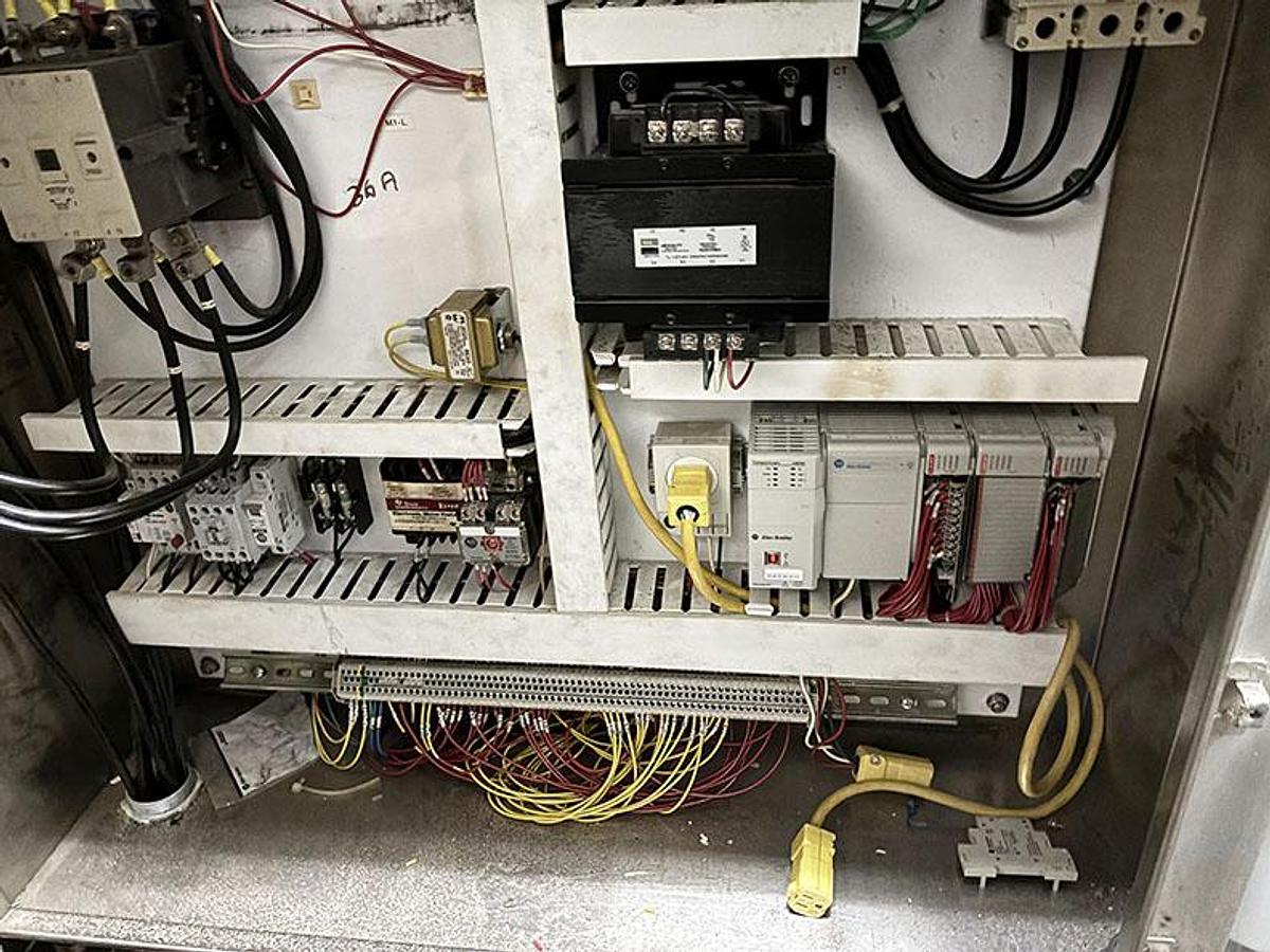 Refurbished Peerless HS13 HD Horizontal Roller Bar Mixer and Scaling Hopper