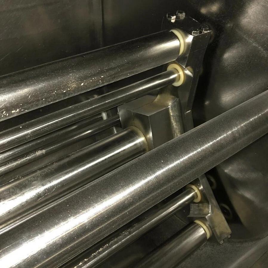 Refurbished Peerless HS13 HD Horizontal Roller Bar Mixer and Scaling Hopper