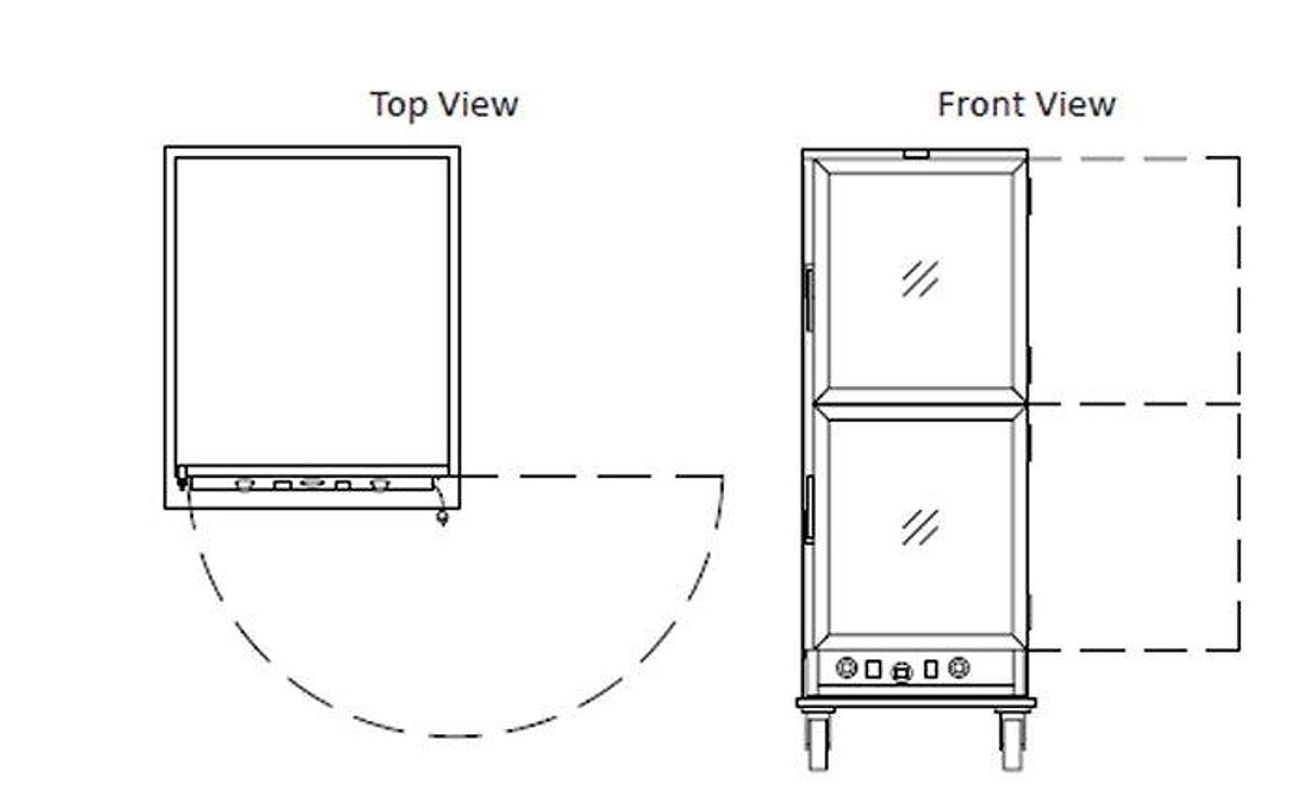 Insulated Proofer Cabinet - Dutch Door