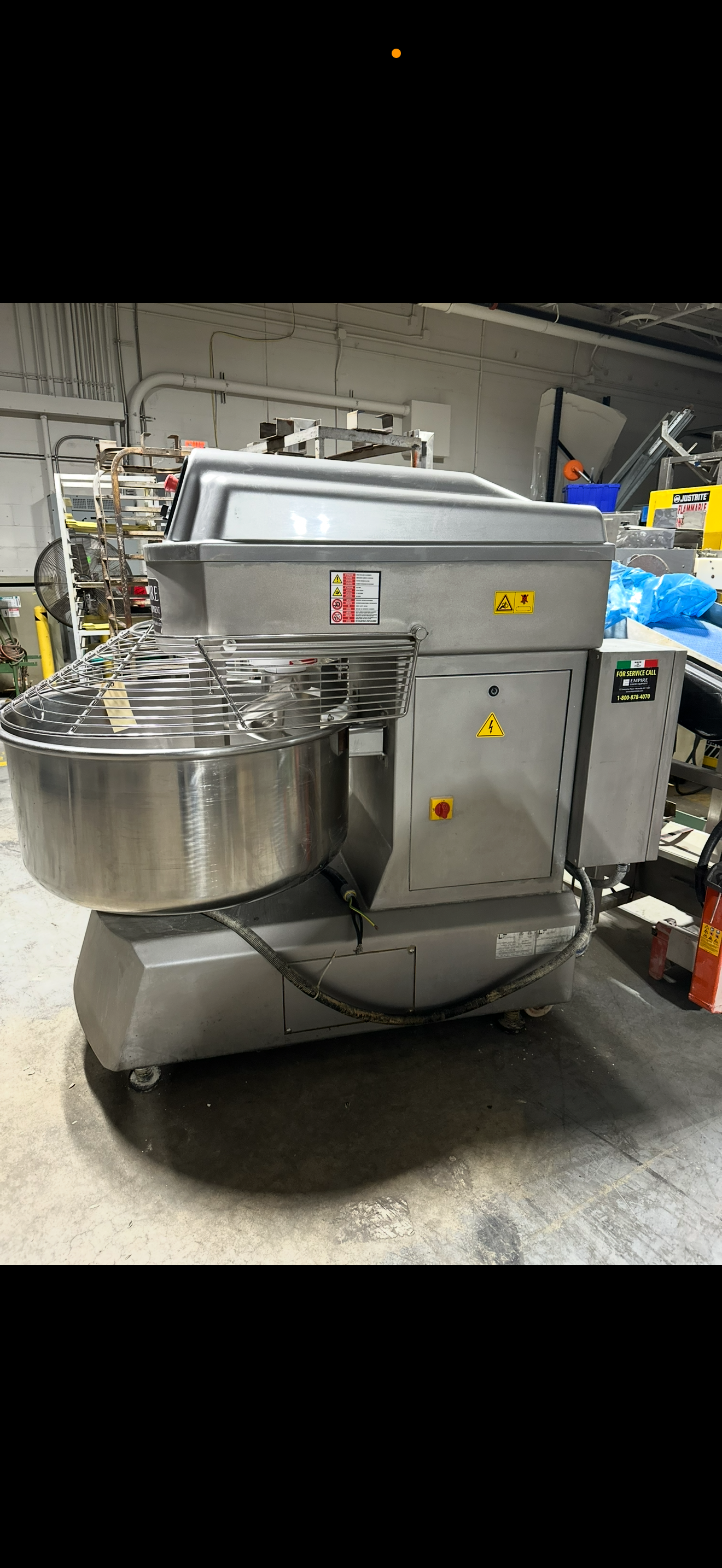 Used Empire Iris 200 Fixed Bowl Spiral Mixer