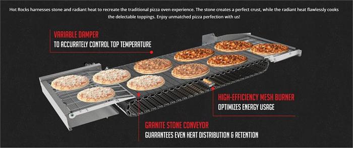 Hot Rocks - Stone Conveyor Oven